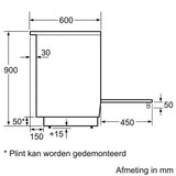 Bosch Serie 2 HLL09A020U komfur og ovn Fritstående komfur Elektrisk Keramisk Hvid