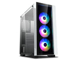DeepCool Matrexx 55 V3 ADD-RGB WH 3F Midi Tower Sort, Hvid