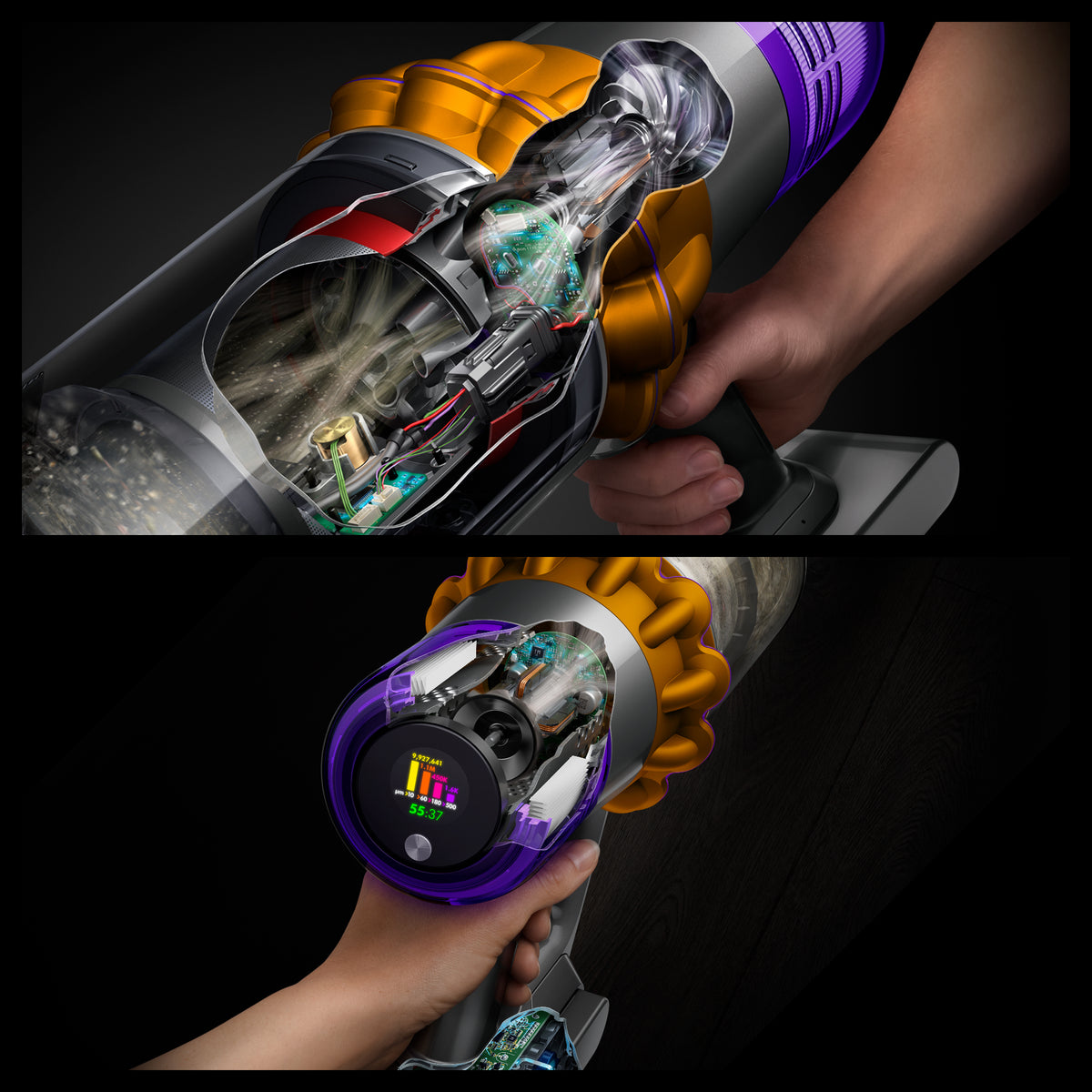 Dyson V15 Detect Absolute Rustfrit stål