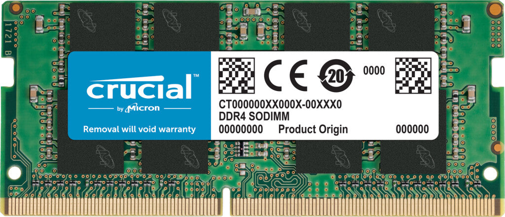 Crucial CT8G4SFRA32A hukommelsesmodul 8 GB 1 x 8 GB DDR4 260-pin SO-DIMM