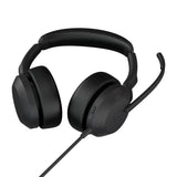 Jabra Evolve2 50 Headset Ledningsført Kontor/Callcenter USB Type-C / USB Type-A Bluetooth Sort