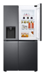 LG GSJV70MCLE side-by-side køle-fryseskab Fritstående 635 L Sort