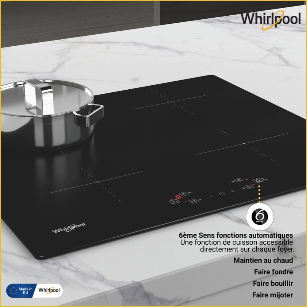 Whirlpool WS Q2160 NE Sort Indbygget 59 cm Zone induktionskogeplade 4 zone(s)