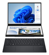 ASUS Zenbook Duo UX8406CA-PZ009W Intel Core Ultra 9 285H Hybrid (2-i-1) 35,6 cm (14") Berøringsskærm 3K 32 GB LPDDR5x-SDRAM 2 TB SSD Wi-Fi 7 (802.11be) Windows 11 Home Grå