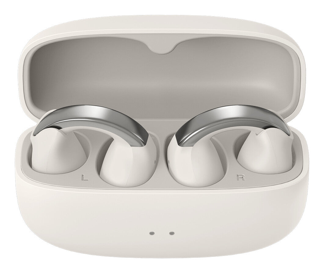 JVC HA-NP1T Headset True Wireless Stereo (TWS) Øre-clip-on Opkald/musik USB Type-C Bluetooth Sølv, Hvid