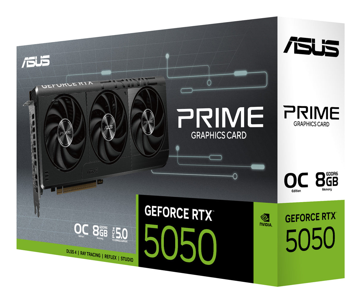 ASUS Prime -RTX5050-O8G NVIDIA GeForce RTX 5050 8 GB GDDR6