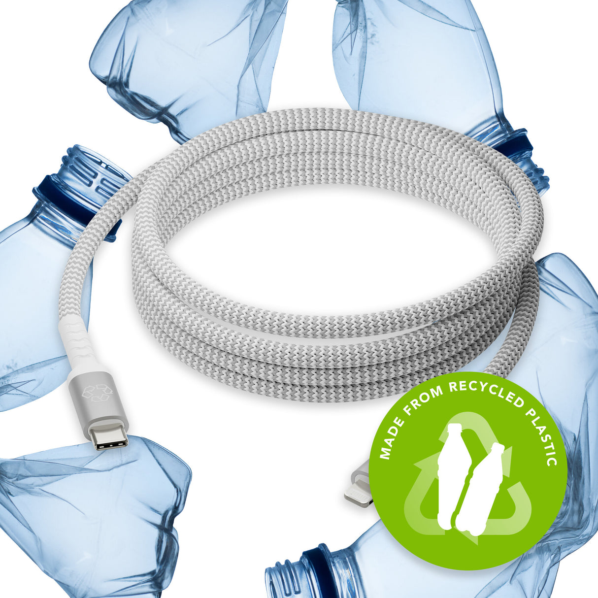 dbramante1928 re-charge - BRD Kabel - 2.5m USB-C til Lightning - W