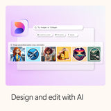 Microsoft 365 Personal Licensabonnemet 1 år 1 bruger Op til 5 enheder Android iOS Windows MacOS