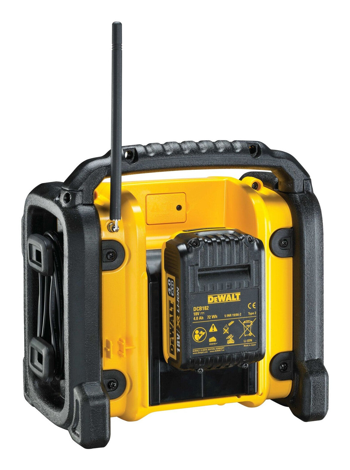 DeWALT DCR020-QW DAB+/FM Radio Trådløs