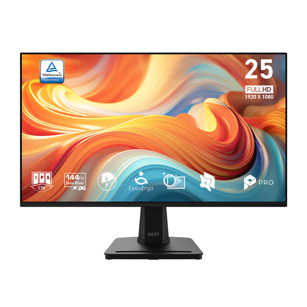 MSI PRO MP251 E14L 25 IPS 1920 x 1080 (Full HD) VGA (HD-15) VGA HDMI 144Hz