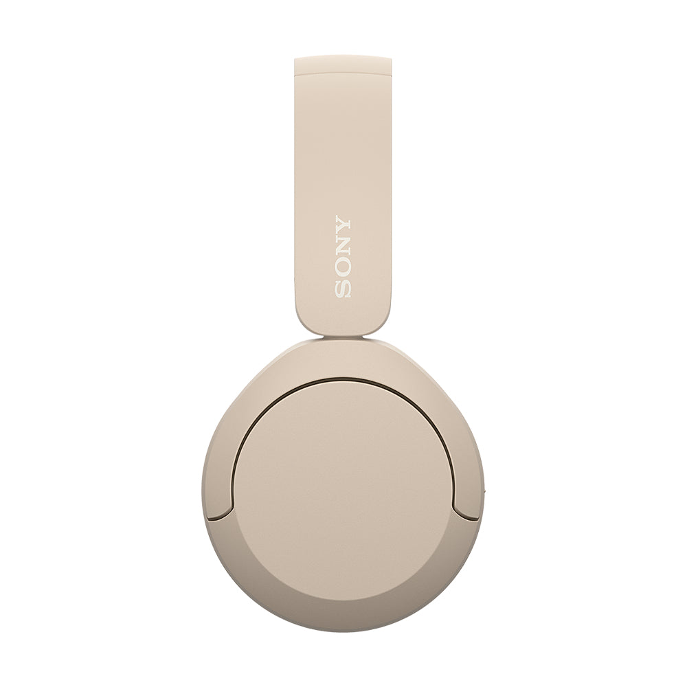 Sony WH-CH520 Headset Trådløs Opkald/musik USB Type-C Bluetooth Opladningsstativ Cremefarvet