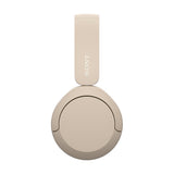 Sony WH-CH520 Headset Trådløs Opkald/musik USB Type-C Bluetooth Opladningsstativ Cremefarvet