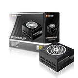 Chieftec PowerUp Chieftronic enhed til strømforsyning 650 W 20+4 pin ATX ATX Sort