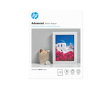 HP Advanced-fotopapir, blankt, 250 g/m2, 13 x 18 cm (127 x 178 mm), 25 ark