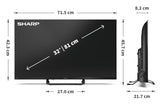 Sharp 32HF3265E TV 81,3 cm (32") HD Wi-Fi Sort