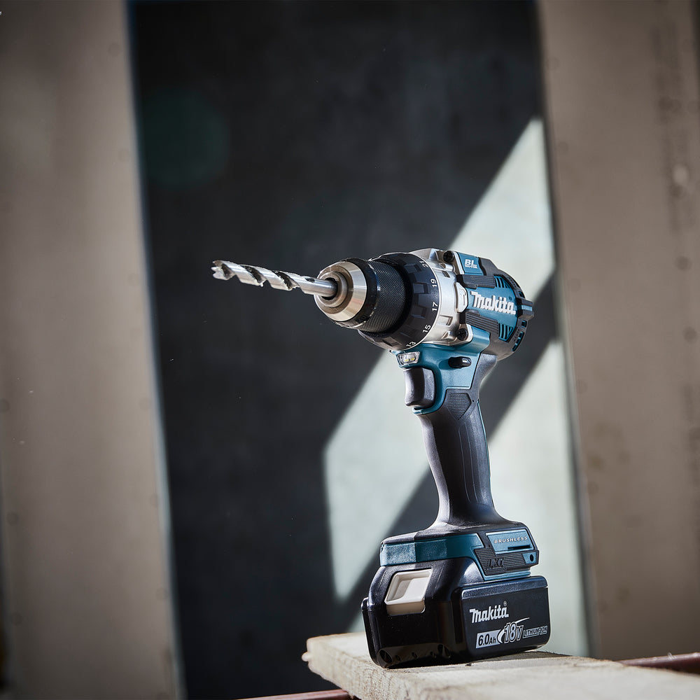 Makita DHP489RTJ 18V LXT Slagboremaskine 2x5Ah