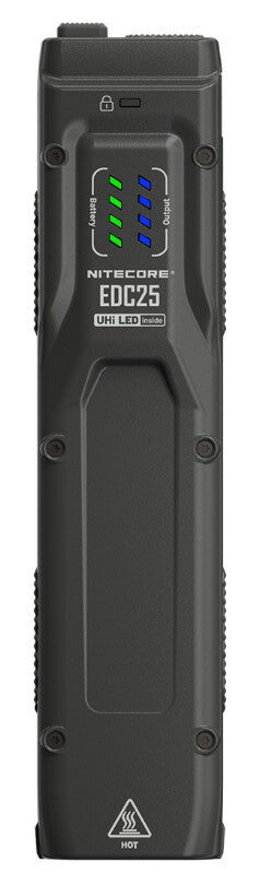 Nitecore EDC25 lommelygte Sort Taktisk lommelygte LED