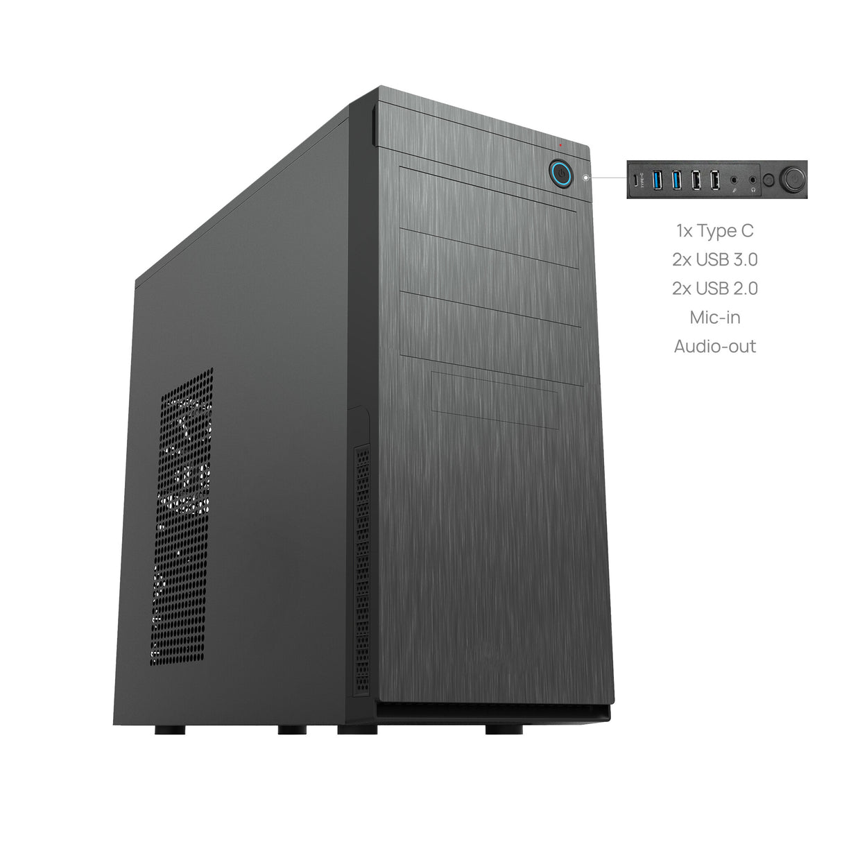Chieftec HC-10B-OP computeretui Mini Tower Sort