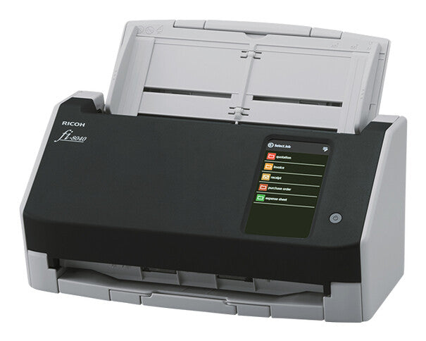 Ricoh fi-8040 ADF + manuel indføringsscanner 600 x 600 dpi A4 Sort, Grå