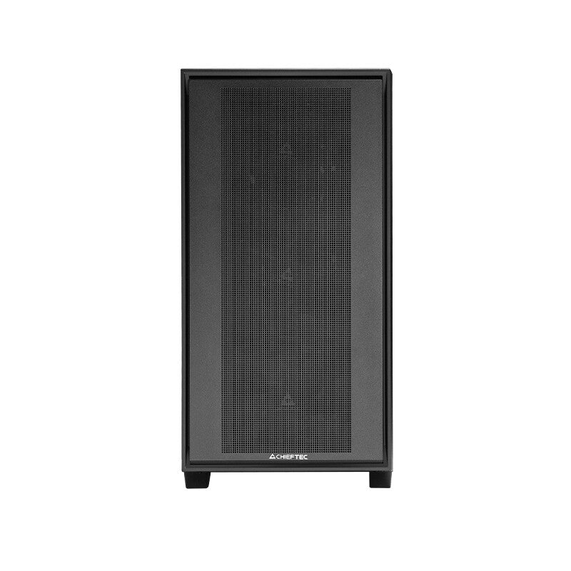 Chieftec Midi Tower GS-03B-BLK-OP, Schwarz Sort