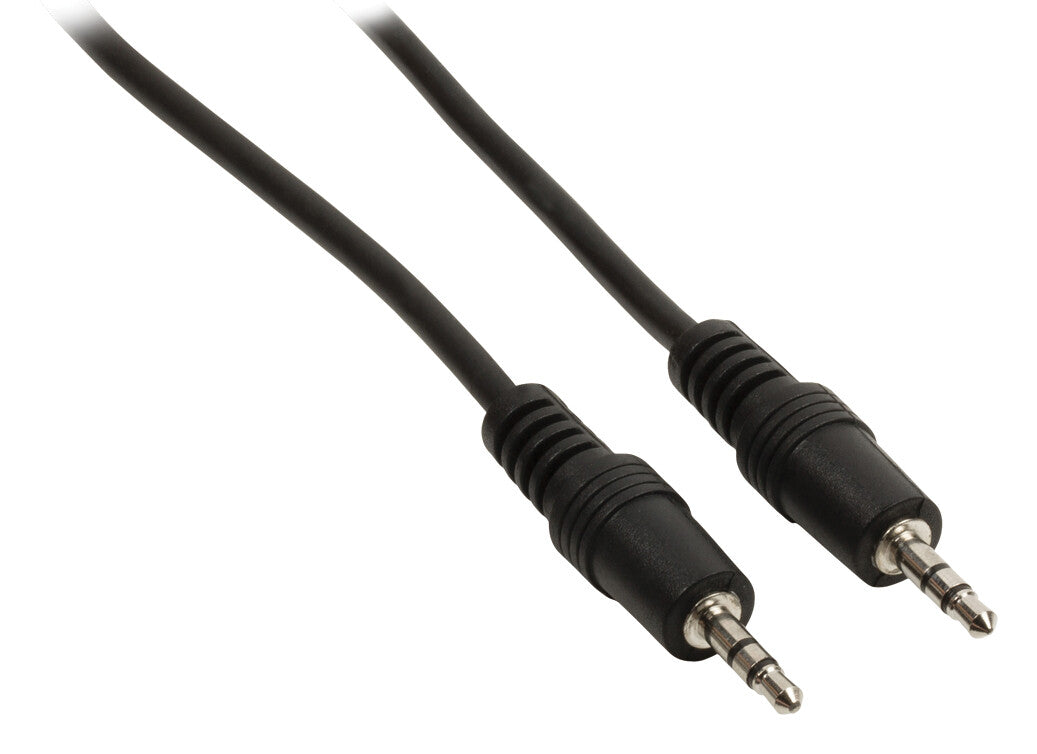 Valueline VLAP22000B05 lydkabel 0,5 m 3.5mm Sort