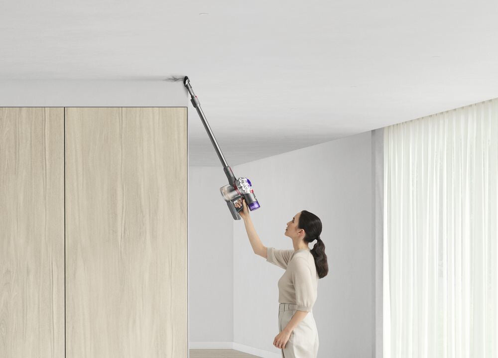Dyson V8 Advanced 2-i-1 stangstøvsuger Batteri Dry Poseløs Nikkel, Sølv