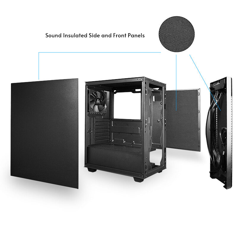 Chieftec AS-01B-OP computeretui Full Tower Sort