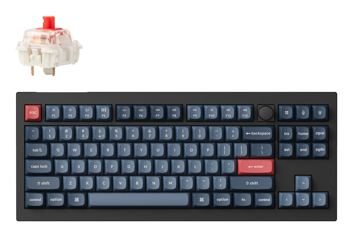 Keychron V3 Max tastatur Universel RF trådløs + Bluetooth Sort, Grå