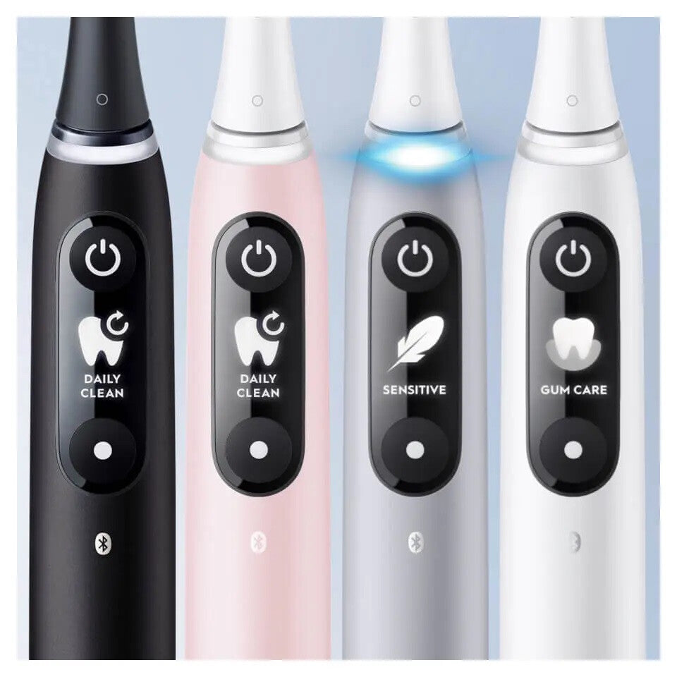 Oral-B iO Series 6 Voksen Roterende tandbørste Sort