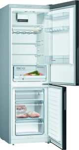 Bosch Serie 4 KGV36VBEAS køle-/fryseskab Fritstående 308 L Sort