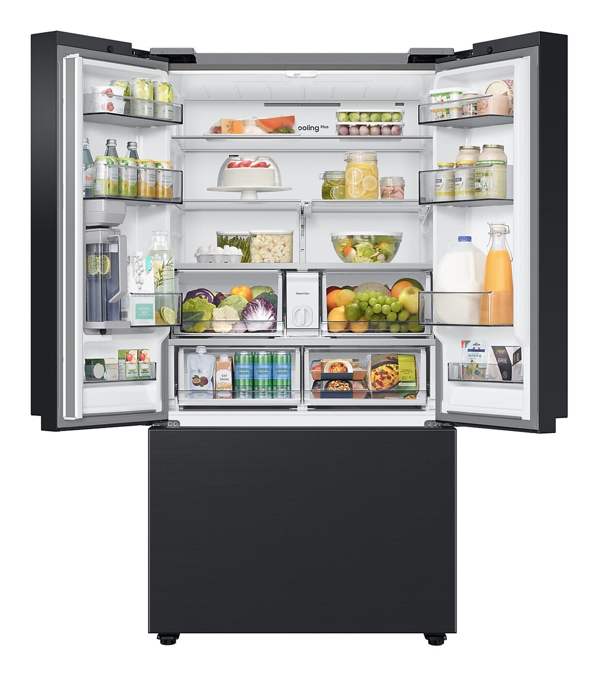 Samsung RF24BB620EB1 side-by-side køle-fryseskab Fritstående 674 L Rustfrit stål