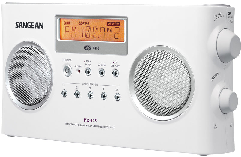 Sangean PRD5 radio hvid