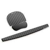 Fellowes Mouse Mat Wrist Support - Photo Gel Mouse Pad with Non Slip Rubber Base & Antibacterial Protection - Ergonomic Mouse Mat for Computer, Laptop, Home Office Use - Chevron