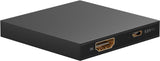 HDMI Splitter 1 to 2 (4K @ 30 Hz), black - splits 1x HDMI input signal into 2x HDMI output