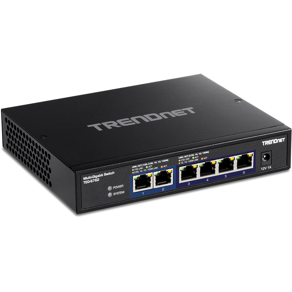 TRENDnet TEG-S762 Switch 6-porte 2x 10 Gigabit 4x 2.5 Gigabit