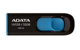 ADATA DashDrive UV128 128GB USB-nøgle USB Type-A 3.2 Gen 1 (3.1 Gen 1) Sort, Blå