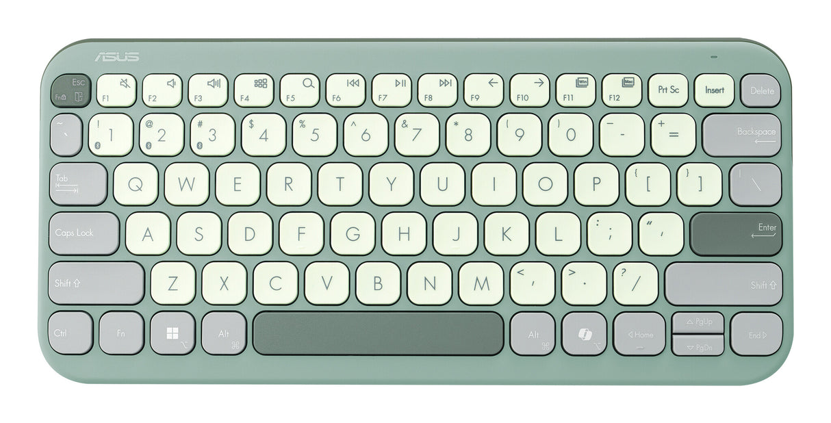 ASUS KW100 KEYBOARD/GN/UI/80 tastatur Universel Bluetooth Grøn