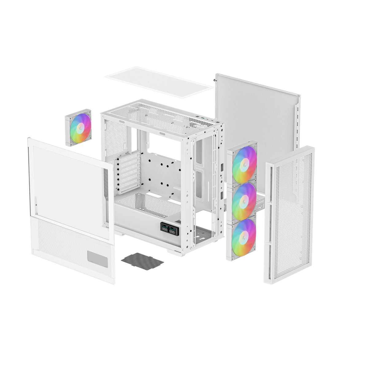 DeepCool CH560 DIGITAL WH Midi Tower Hvid