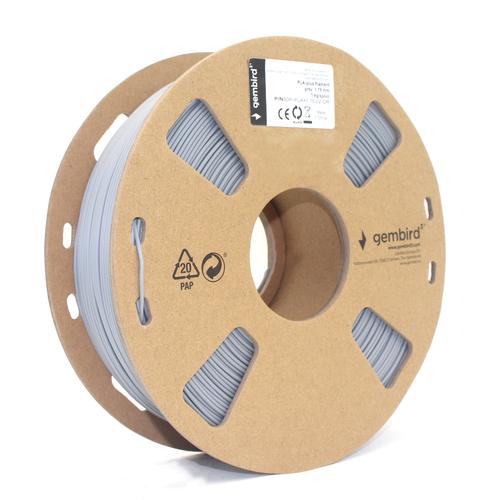 Gembird 3DP-PLA1.75-01-GR 3D printing material Polylactic acid (PLA) Grey 1.4 kg