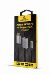Gembird A-HDMIM-DPF-02 video cable adapter 0.1 m HDMI Type A (Standard) DisplayPort Black