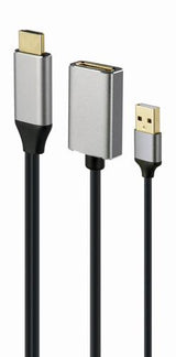 Gembird A-HDMIM-DPF-02 video cable adapter 0.1 m HDMI Type A (Standard) DisplayPort Black