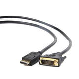 Gembird CC-DPM-DVIM-3M video cable adapter DisplayPort DVI Black