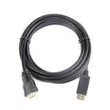 Gembird CC-DPM-DVIM-3M video cable adapter DisplayPort DVI Black