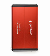 Gembird EE2-U3S-2-R storage drive enclosure HDD enclosure Red 2.5"