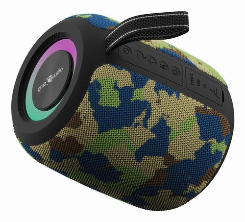 Gembird GMB Audio SPK-BT-LED-05-CM portable/party speaker Mono portable speaker Camouflage 8 W