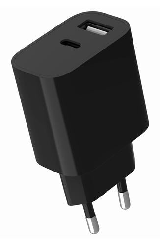 Gembird GMB Audio TA-UC-2AC12-01-BK mobile device charger Universal Black AC Indoor