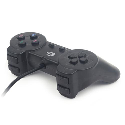 Gembird JPD-UB2-01 Gaming Controller Black USB 2.0 Gamepad PC