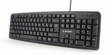 Gembird KB-U-103-RU keyboard Office USB QWERTY English, Russian Black