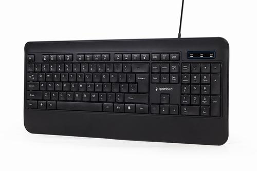 Gembird KB-UML-03 keyboard Gaming USB QWERTY US English Black