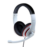 Gembird MHS-03-WTRDBK headphones/headset Wired Head-band Gaming Black, Red, White